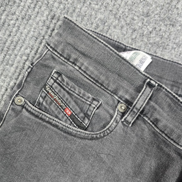 Diesel Other - Diesel D-Roisin-High Jeans Mens 31x30 Gray Super-Skinny Charcoal Wash Stretch